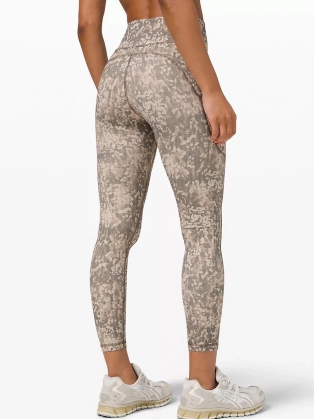 Lululemon Invigorate High Rise 25” Tight in Gritstone White Opal Multi SZ 4 EUC - Picture 3 of 6